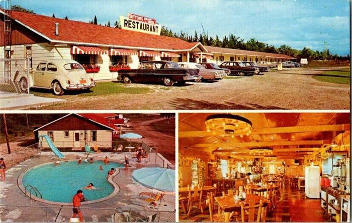 Suttons Wagon Wheel - Old Post Card (newer photo)